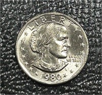 1980-P Susan B Anthony Gem BU