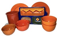 Bold Orange Ceramic Dishes