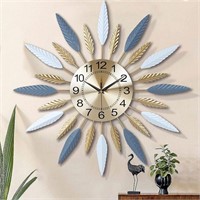 Lafocuse 23 Inch Metal Wall Clock