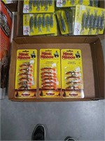 3 packages of mimic minnows