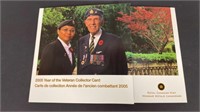 RCM 2005 Year of The Veteran Collector card