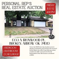 Real Estate Auction-Broken Arrow