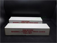 Two Score 1990 Baseball & Trivia Cards Boxed Sets