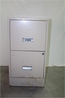 2 drawer filing cabinet 15 X 18 X 28.25"H,