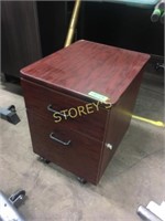 2 Drawer Mobile File Cabinet - 16 x 21 x 21