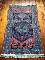 SEMI ANTIQUE PERSIAN CARPET.