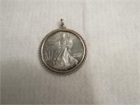 Silver Dollar Pendant