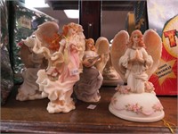 Four Seraphim Angels with original boxes: