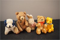 Lot of Small Antique Teddy Bears