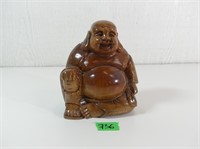 Hand Carved wooden Buddha 7'