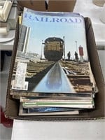 Vintage railroad magazines