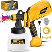 ($99) ALLOYMAN Paint Sprayer 650W HVLP 4 Nozzles