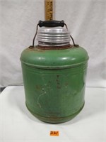 Vintage insulated cooler,iron stone inside