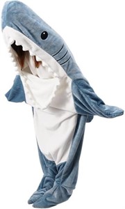 B186  GINTBN Shark Blanket Hoodie L 5'2"-5'8",