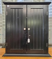 Black Wall Mount Cabinet