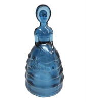 Summit Art Glass Colonial Girl Glass Bell 8"T