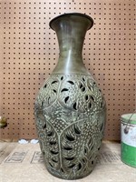 Metal Vase 19"H