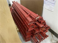 7.5 Ft Misc. Red Pallet Racking