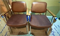 Office Chairs Vintage Pair