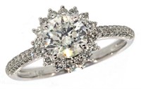 14k Gold 1.40 ct Round Brilliant Diamond Ring