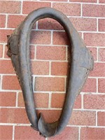Antique Leather Plow Horse Collar RARE FIND!