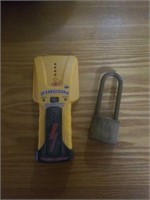Stud finder and lock no key