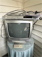 TV with Built in VCR and DVD Player Included