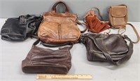 Leather Purses Fashion Handbags Lot