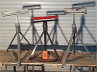 3-Single Free Standing Rollers On Tri-Pods
