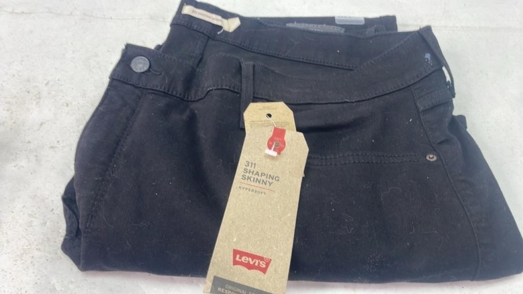 New Leviâ€™s Black 311 Shaping Skinny Jeans 24 W S