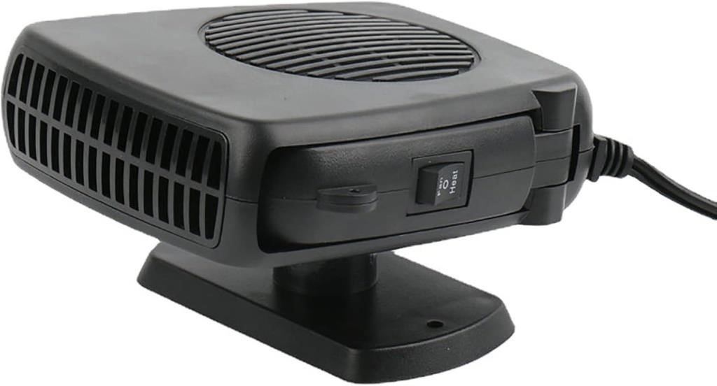 Car Heating Fan, Universal Black Plug and Play