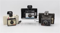 (3) Vintage Polaroid Land Cameras
