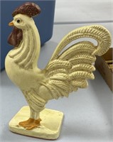 Iron Rooster Doorstop