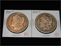 1881-0, 1899-0 Morgan $1