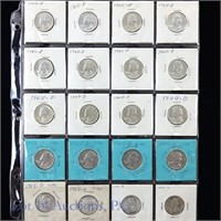 Mostly 90%-Silver Washington Quarters (20)