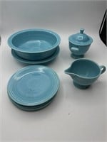 Light blue fiesta ware