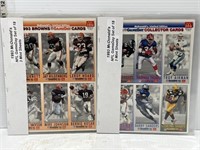 1993 McDonalds NFL Gameday football cards