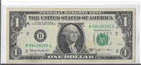 US ONE DOLLAR BARR NOTE