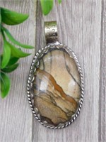 JASPER PENDANT ROCK STONE LAPIDARY SPECIMEN