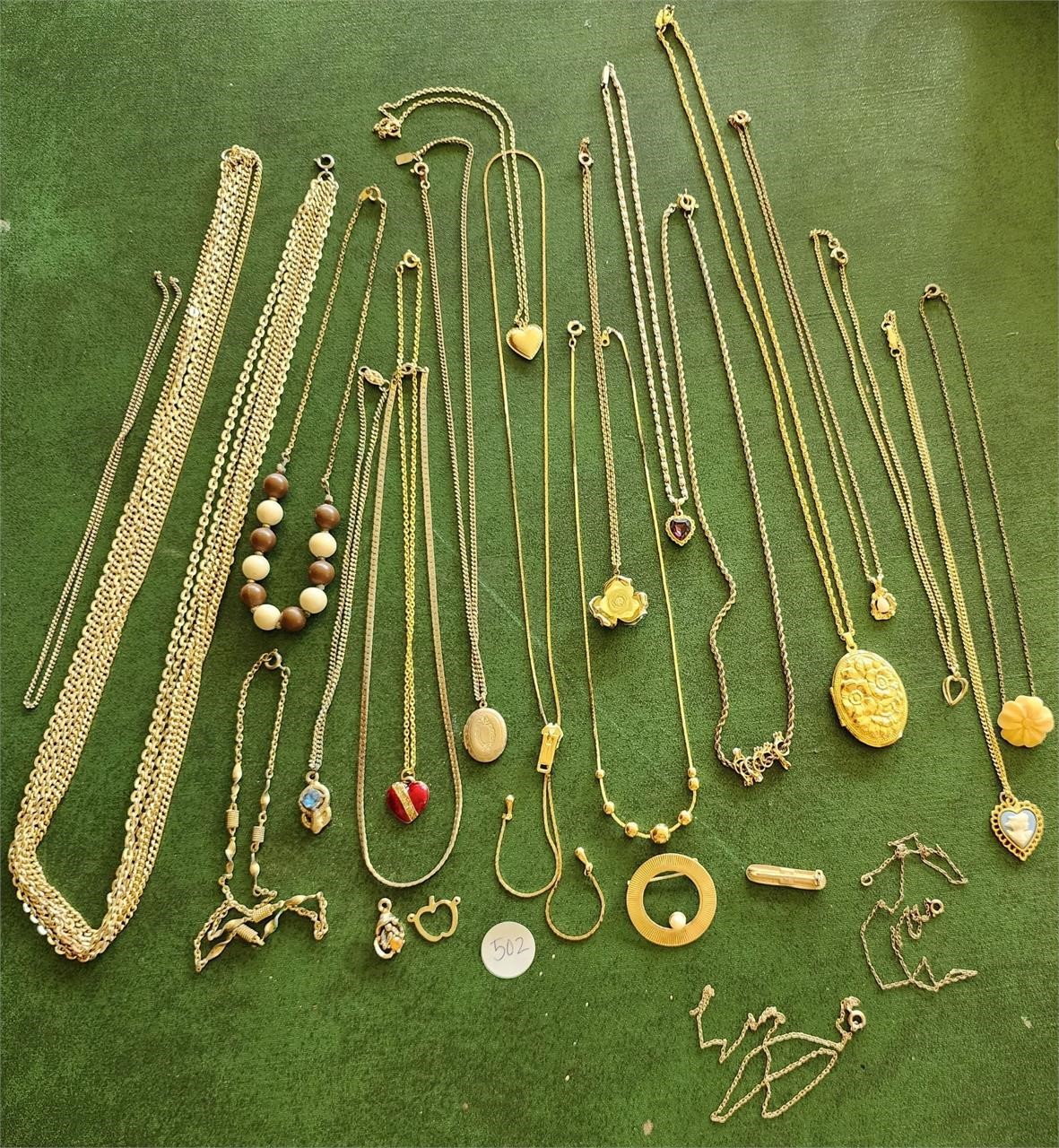 Costume Jewelry (one chain is 1/20 12K)
