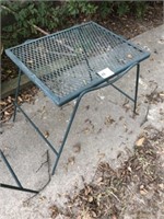 Wrought Iron Drink Table