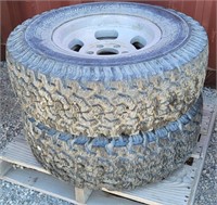(2) BFGoodrich All-Terrain Tires on Rims