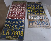 (AB) 1960s License Plates