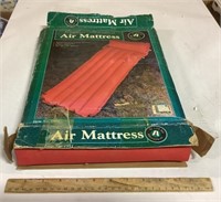 Rubberized cotton canvas air mattress