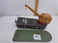 Vintage Line Mar Barge and Crane Made in Japan