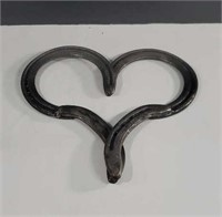 Vintage Horseshoe Heart Sculpture made with St.