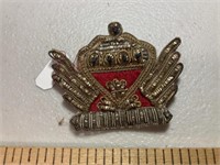 Vintage patch type pin