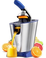 Zulay Powerful Electric Orange Juicer - Stainless