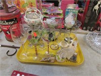 TRAY LOT -- STEMWARE, ETC