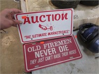 FIREMAN & AUCTION TAGS